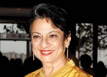 Actress Tanuja Hospitalised